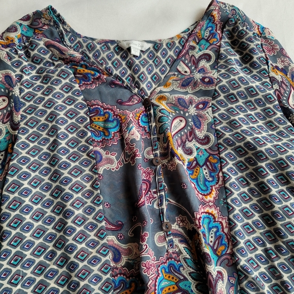 Sheer Tunic Blouse - size S - Picture 4 of 11